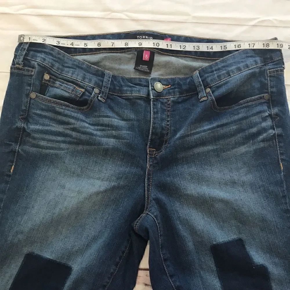 Torrid Patch Denim Jeans - Picture 7 of 11